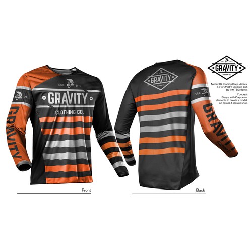 Jersey Design to Gravity Clothing