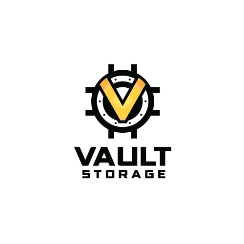 Clean Logo Design for Vault Storage