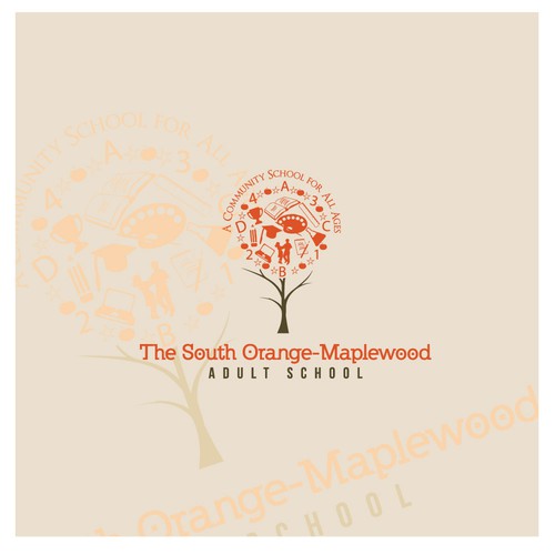 Create a winning logo for The South Orange-Maplewood Adult School