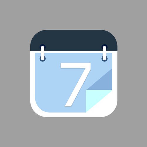 Create an irresistible icon for a calendar app for iOS