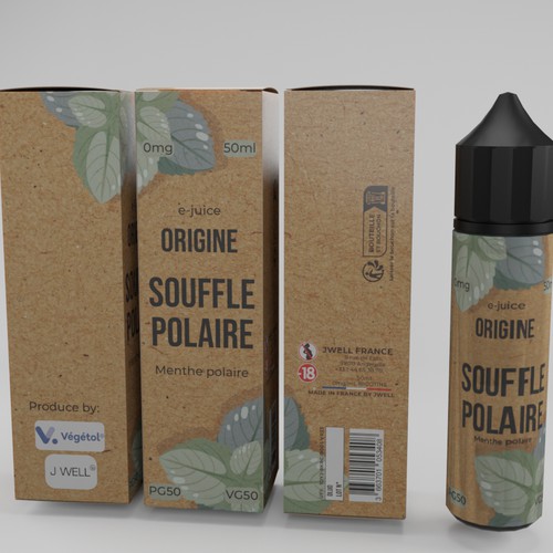E-liquid packaging 