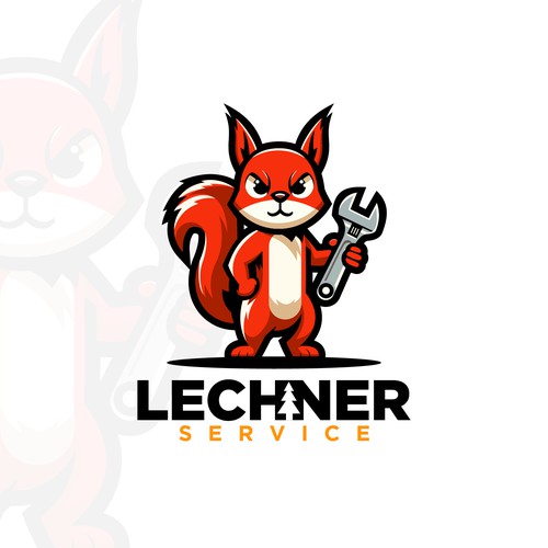 Squirrel mascot for Lechner