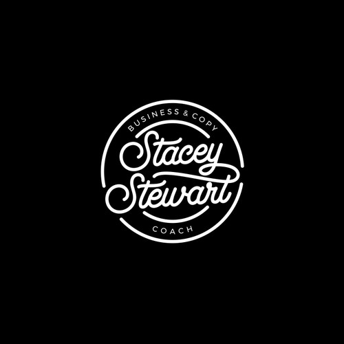 Curvy logo for Stacy Stewart business & copy coach