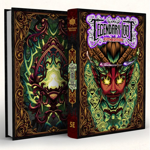 Legendary Loot Book Cover Design