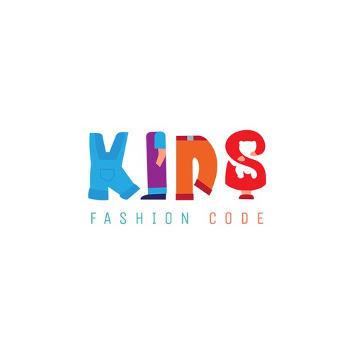 Kids Fashion Logo Concept