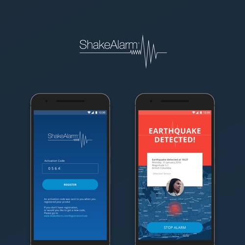 ShakeAlarm App