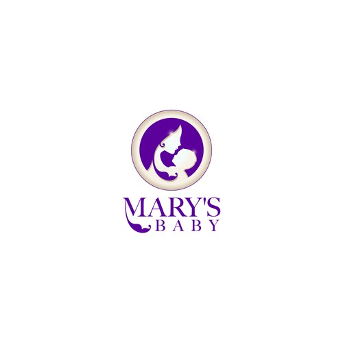 Logo for Mary's Baby brand Baby and Mom care products.