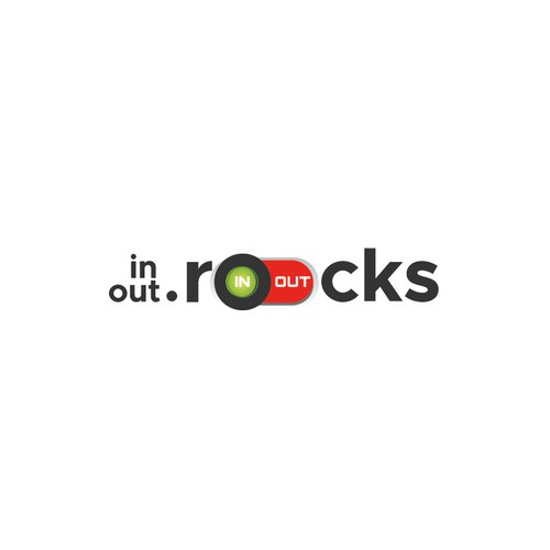 Logo design for inout.rocks app