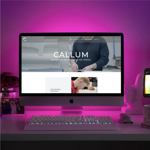 Callum Designs - Re-design