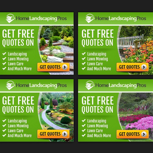 Fun and Exciting Landscaping Banner Ad