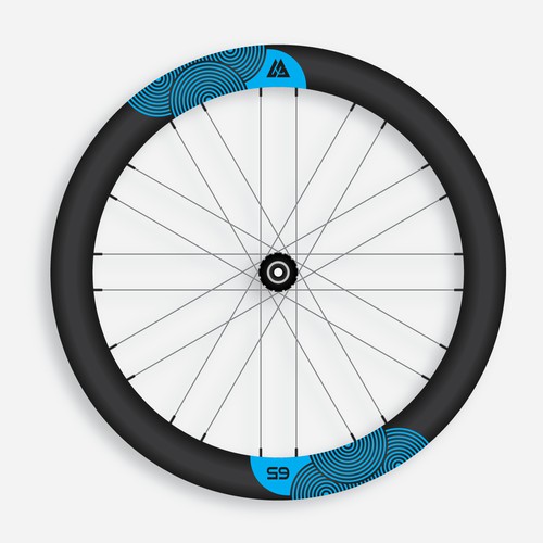 Graphic for a Carbon Bicycle Rim