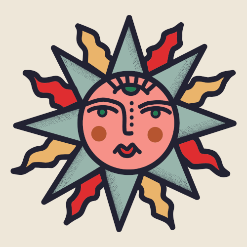 Third Eye Vision Sun Illustration Gif 