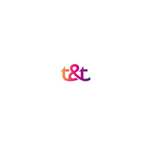  t&t letter logo
