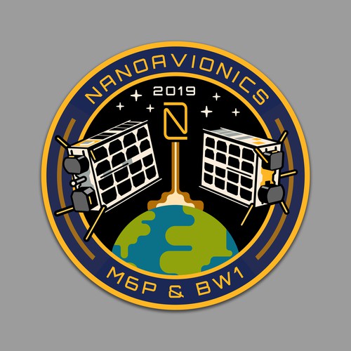 MISSION PATCH for satellite mission