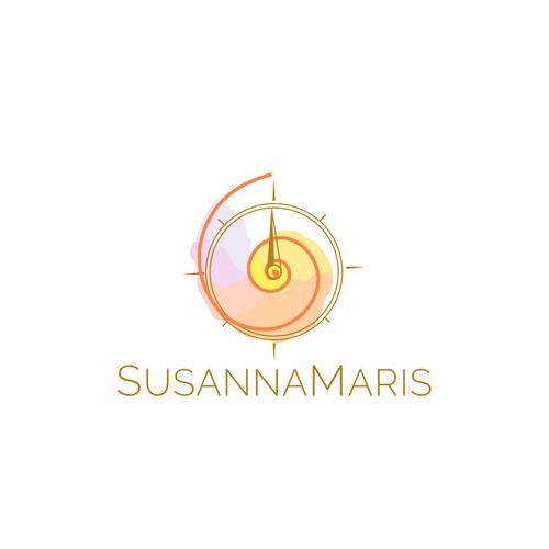 Logo concept based on the golden ratio and a compass