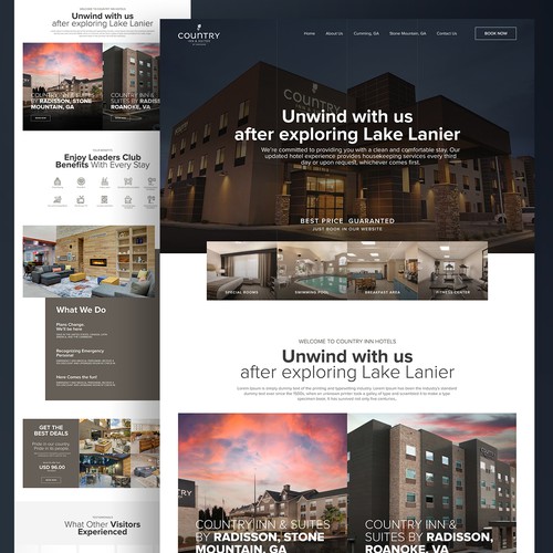 Country In Hotel Website
