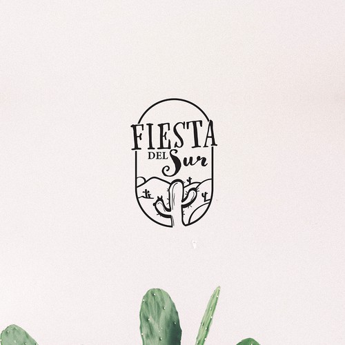 Fiesta Del Sur Restaurant Logo Brand