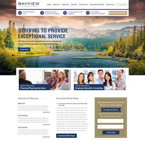 Finance Company Website