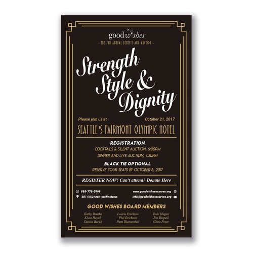 Strength Style & Dignity Invitation