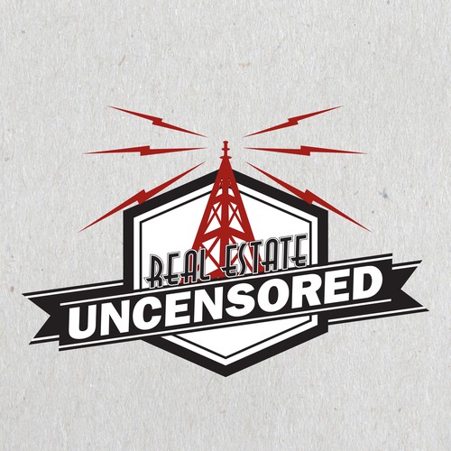 Shocking Logo Concept for Real Estate Uncensored
