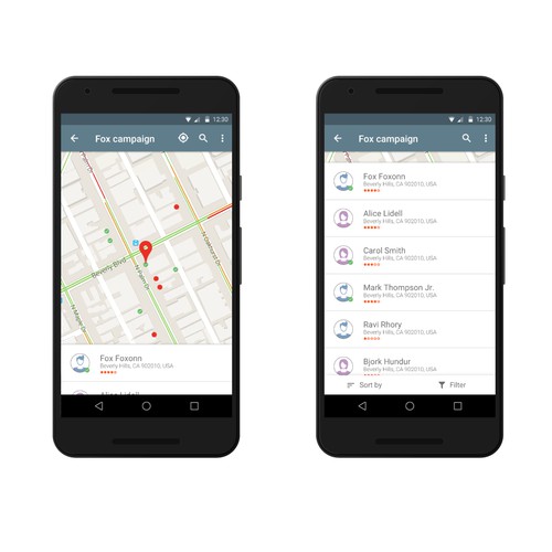 Android app for canvassing