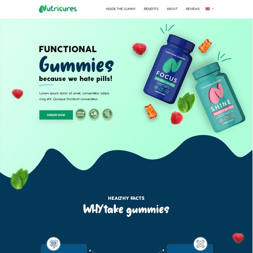 Gummies Shopify Website