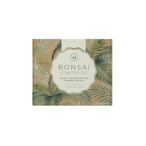 Bonsai Starter Kit Packaging design 