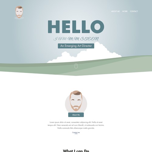 Landing Page for M.M Steen