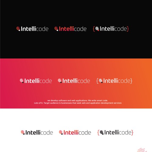 Logo that says we are sleek, intelligent, code-writers. (Web development company)