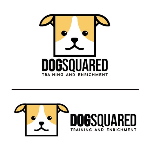 Simple logo for dog-training company