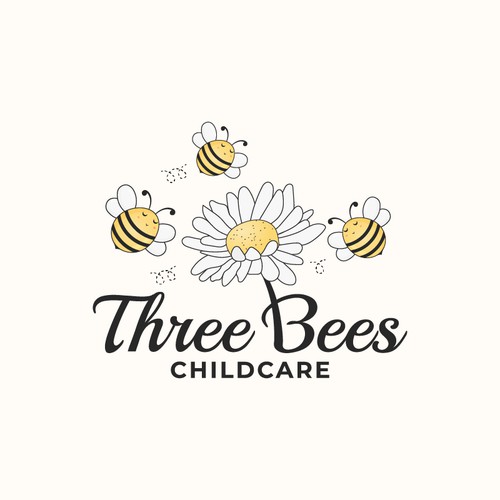 Bohemian style logo for child care 
