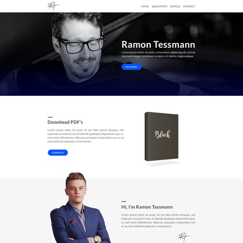 Website Blog for Ramon Tessmann
