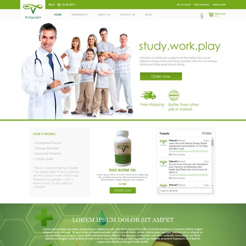 Create an exiting landing page to increase my sales!