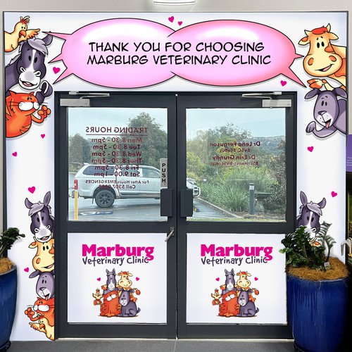 Marburg Veterinary Clinic Inside Front Door