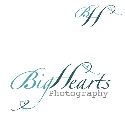 Create a logo for Big Hearts Photography- for kids with special needs!