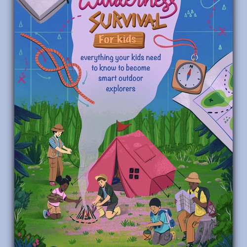Adventure kids book cover