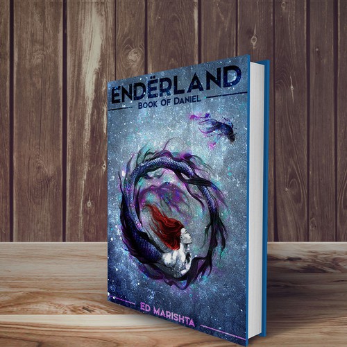 Create an epic cover for ENDËRLAND - Book of Daniel.