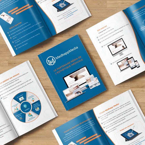 Brochure for Medkappmedia