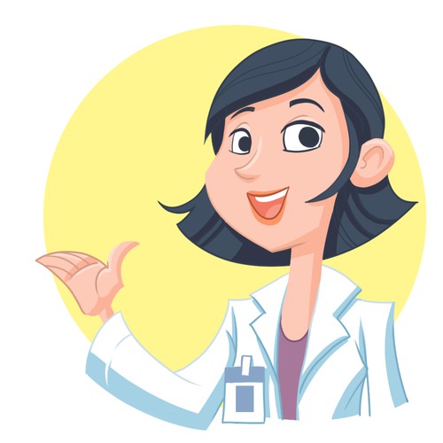 Doctor female character for a YOUTUBE channel