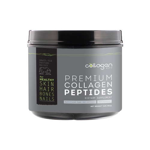 Premium Collagen Peptide Label Design