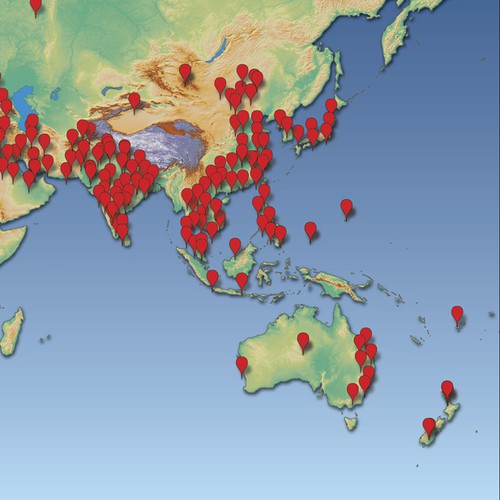 Infographic map for 8x8, Inc.