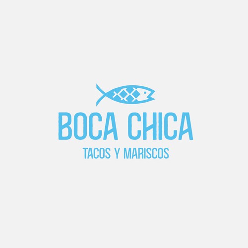 Boca Chica Tacos y Mariscos Logo Design
