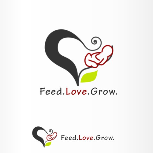 Create the next logo for FEED LOVE GROW