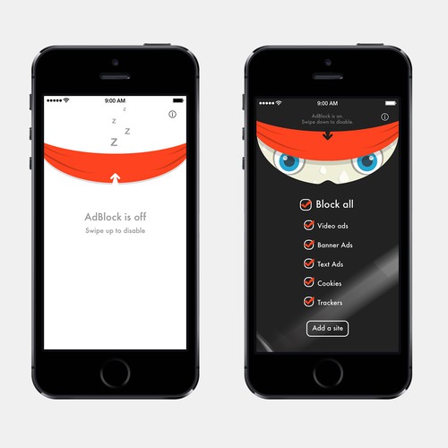 Bold ninja blocker app