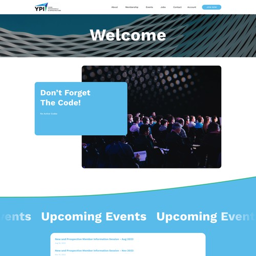YPI Member Areas Design
