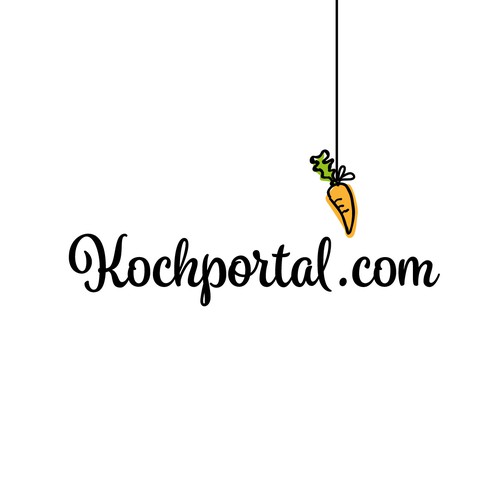 Fun logo for a food related online portal.