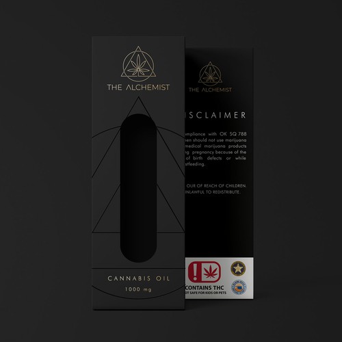 Cannabis oil package design