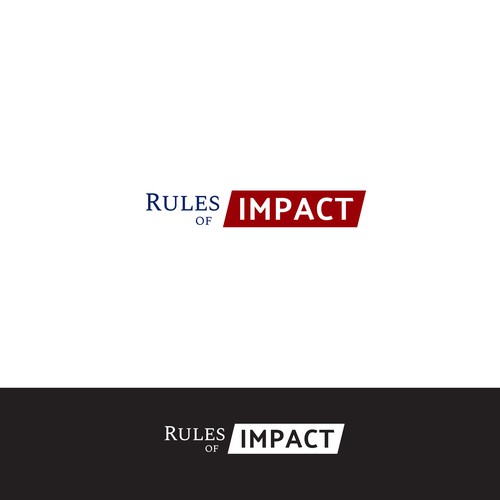 Logo design for Rules of Impact