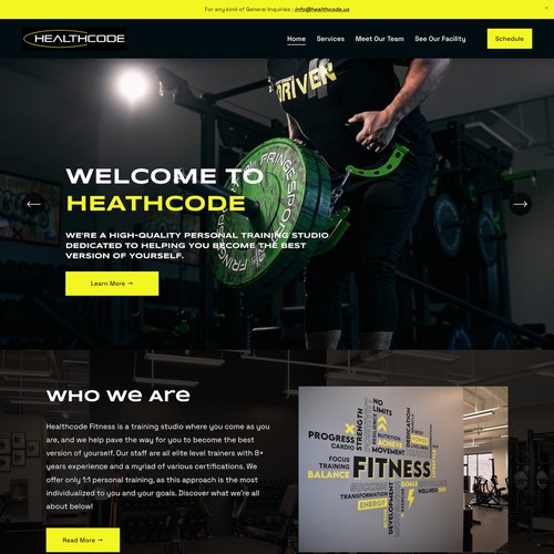 Healthcode Fitness Design Customizations