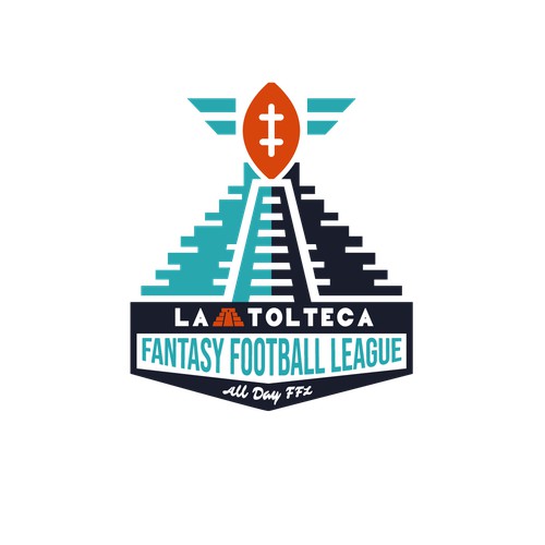 minimalist logo for fantasy football
